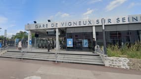 Gare du RER à Vigneux-sur-Seine (Illustration)
