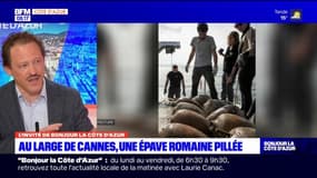 Cannes: une épave d'un navire romain ancien pillée