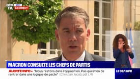 "Ça m'est complètement indifférent de savoir qui est à Matignon": Olivier Faure s'exprime à sa sortie de l'Élysée