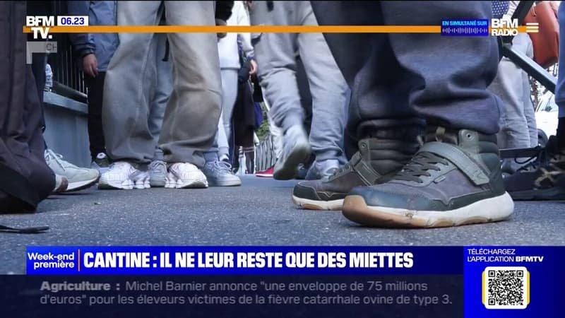 Dans ce collège des Hauts-de-Seine, les élèves soulignent des quantités insuffisantes à la cantine