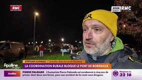 Mobilisation agricole: la Coordination rurale bloque le port de Bordeaux 