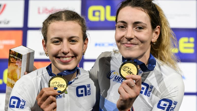 Valentine Fortin et Marion Borras titrées en madison aux championnats d'Europe de cyclisme sur piste, 14 janvier 2024