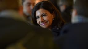 Anne Hidalgo le 19 décembre 2917 à La Roche-sur-Yon.