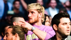 Logan Paul lors d'un événement de l'UFC en juillet 2021