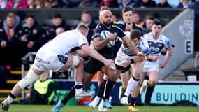 Exeter Chiefs contre Sale Sharks en Premiership Rugby, à Sandy Park le 6 mars 2022