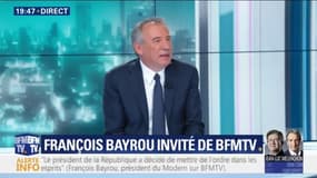Perquisitions: François Bayrou "comprend" la colère de Jean-Luc Mélenchon