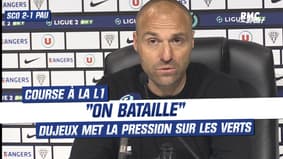 Angers 2-1 Pau: "On bataille", coach Dujeux met la pression sur les Verts 