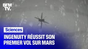 Le drone-hélicoptère Ingenuity réussit son premier vol sur Mars