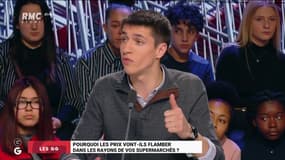 Hausse des prix dans les supermarchés : "Je suis prêt à payer plus cher pour rémunérer au juste prix l'agriculteur et celui qui produit localement !" @MaximeLledo  #GGRMC 
