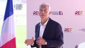 Patrick Martin, le président du Medef, depuis la Ref à ParisLongchamp le 26 aout 2024