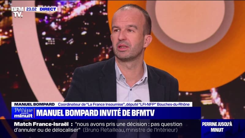 Budget rejeté par l'Assemblée: Manuel Bompard (LFI) fustige l'alliance entre 