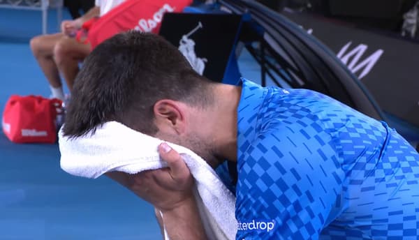 Novak Djokovic inconsolable