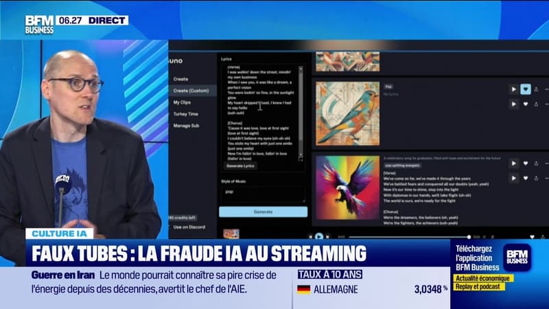 Culture IA : Faux tubes, la fraude IA au streaming, par Anthony Morel - 23/03