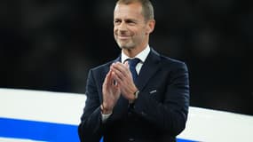 Alexander Ceferin, pendant l'Euro 2024, lors de la finale Espagne-Angleterre, à Berlin, en Allemagne