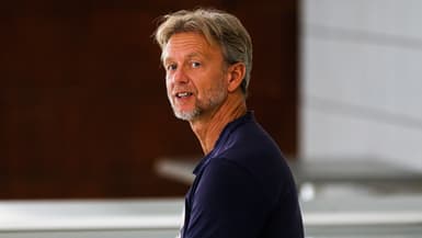 L'entraîneur de natation Lionel Horter en mars 2022