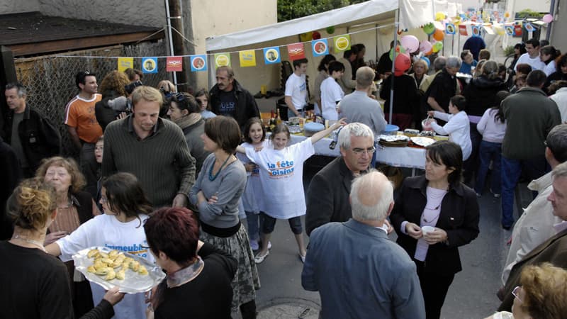 Fête des voisins en 2007.