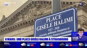 Strasbourg: une place nommée d'après Gisèle Halimi