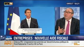 Manuel Valls annonce une nouvelle aide fiscale pour les entreprises       