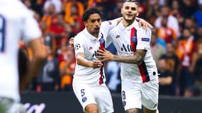 Marquinhos et Mauro Icardi (PSG)