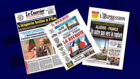 Des unes de la presse algérienne ce mercredi 16 avril 2025.