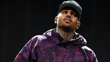 Chris Brown en concert à New York en février 2015