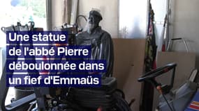 Côte-d'Or: une statue de l'abbé Pierre déboulonnée après les accusations d'agressions sexuelles