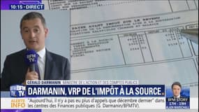 Darmanin: "L'impôt à la source, c'est comme le téléphone portable. On se demandera dans un mois comment on faisait avant"