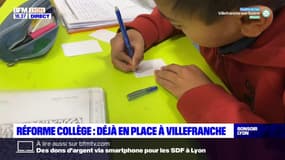 Réforme collège : des dispositifs de soutien ont déjà été mis en place à Villefranche