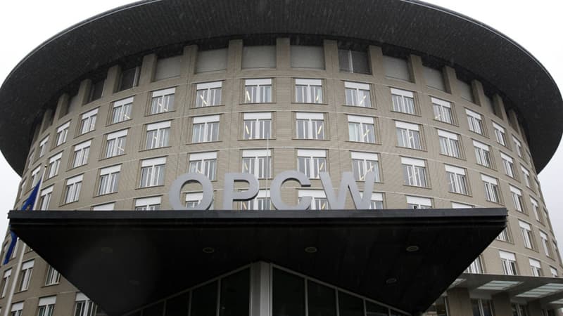 Le siège de l'OIAC (OPCW en anglais), à La Haye, aux Pays-Bas.