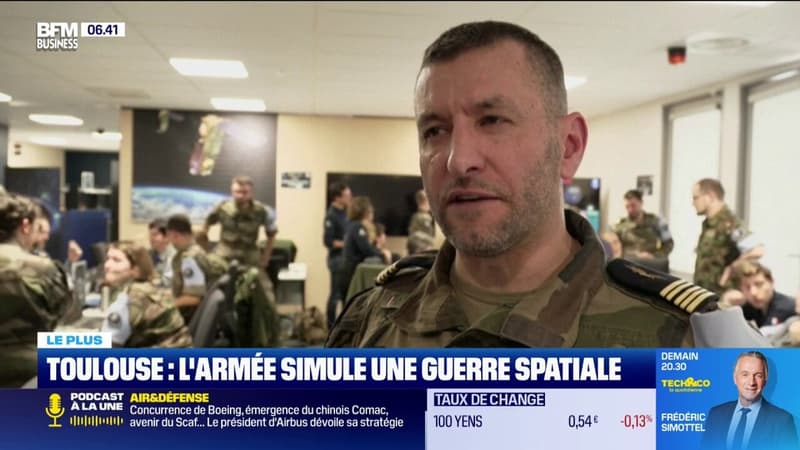 L'armée simule une guerre spatiale