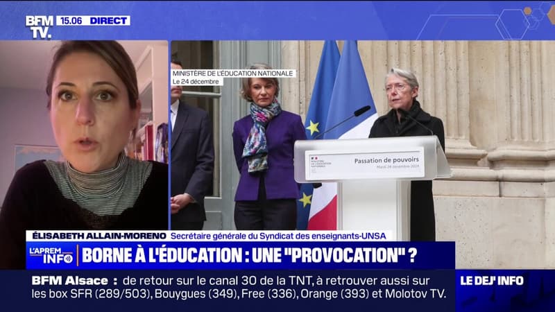 Élisabeth Borne à l'Éducation: 