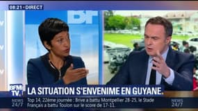 La ministre des Outre-mer se dit prête à aller en Guyane dans "des conditions sereines de dialogue"