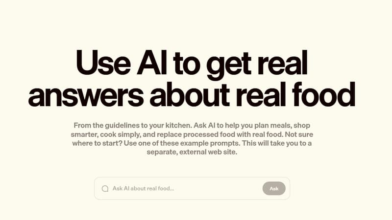 Censé recommander les aliments les plus sains, le chatbot du ministère américain de la Santé dérape et conseille aussi ceux à insérer dans le rectum ou les parties du corps humains les plus nutritives