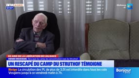 80 ans de la libération à Strasbourg: un rescapé du camp de Struthof témoigne