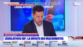 Législatives: la défaite des candidats du camp présidentiel en Ile-de-France