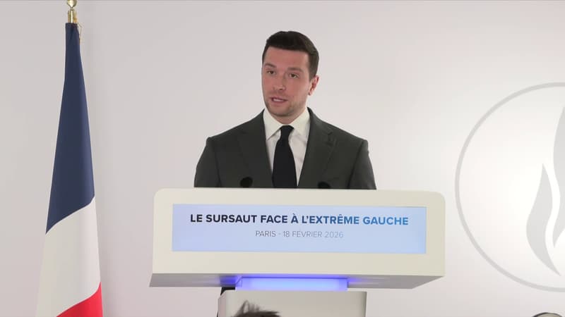 Mort de Quentin Deranque: pour Jordan Bardella, "Raphaël Arnault n'a jamais eu sa place à l'Assemblée"