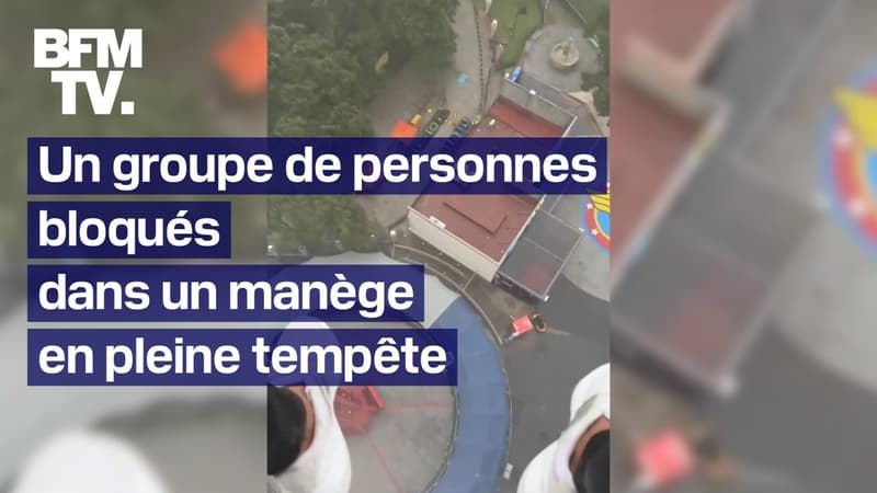 Au Mexique, des visiteurs restent bloqués dans un manège à plus de 70 mètres de haut