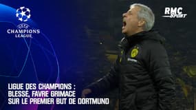 Ligue des champions : Blessé, Favre grimace sur le premier but de Dortmund