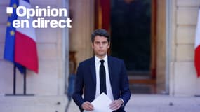 Gabriel Attal, le 7 juillet 2024 à Matignon, à Paris