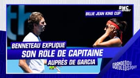 Billie Jean King Cup : Benneteau explique son rôle de capitaine auprès de Garcia
