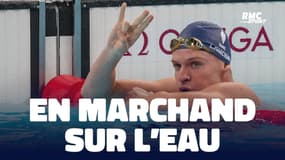 "Ça me fait du bien", la réaction de Léon Marchand après son record battu à Shanghai