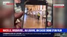 Les images du cambriolage du Louvre (document BFMTV)