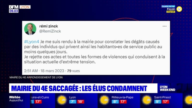 Saccage de la mairie du 4e arrondissement: les élus condamnent