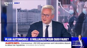 Automobile: Bruno Le Maire veut recréer "des emplois à forte valeur ajoutée"