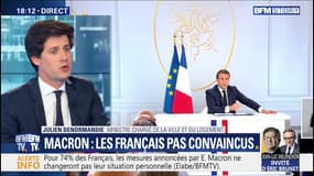 Julien Denormandie : Le président a annoncé une baisse des impôts "sans précédent"