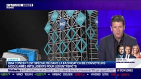 Patrice Henrion (BOA Concept) : BOA Concept est spécialisé dans la fabrication de convoyeurs modulaires intelligents pour les entrepôts - 22/02