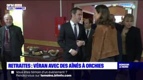 Réforme des retraites: Olivier Véran en déplacement à Orchies