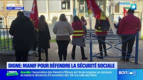Digne-les-Bains: une manifestation pour défendre la sécurité sociale