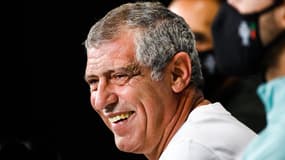 Le sélectionneur portugais Fernando Santos, à Stockholm le 7 septembre 2020