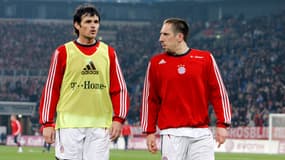 Willy Sagnol et Franck Ribéry
